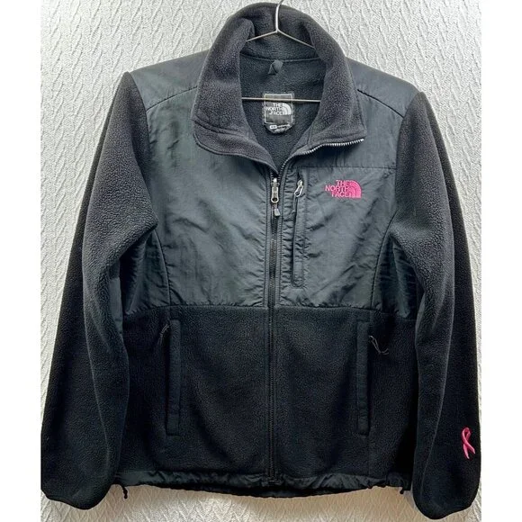 The North Face Polartec Fleece Jacket Women’s XS Pink Ribbon Breast Cancer MED - Picture 1 of 9